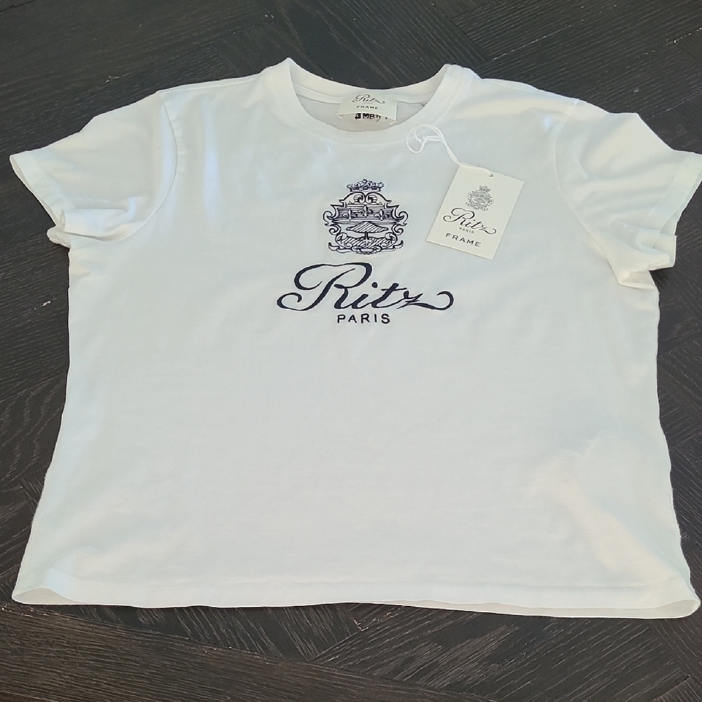 Frame x Ritz Paris Solid Baby Tee